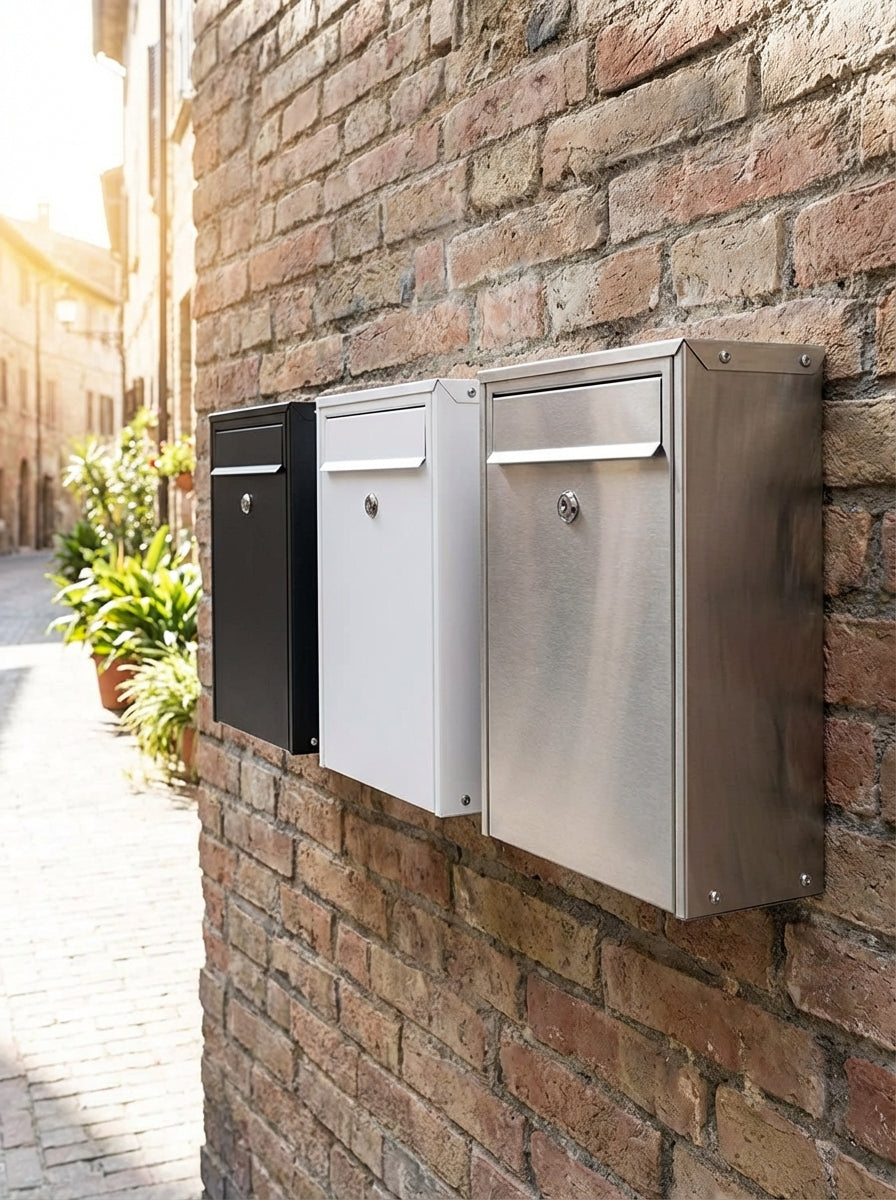 Boîte aux Lettres Murale en Acier