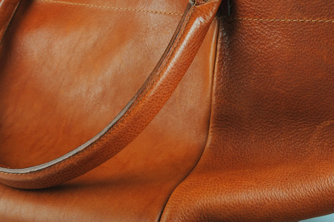 Grained Leather Tote Bag No.08