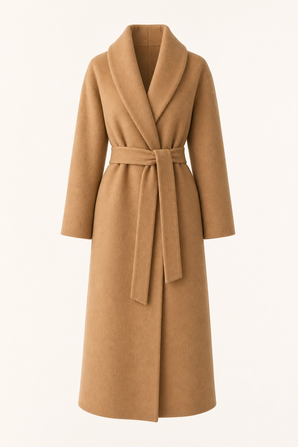 Long Robe Coat in Wool Cashmere Limited Edition
